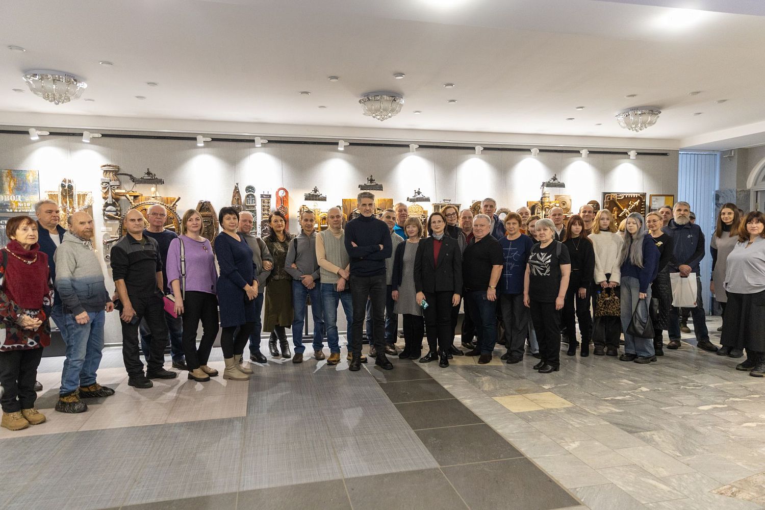 Открытие персональной выставки «Урбанистический оксюморон» Андрея Вениаминовича Бортникова